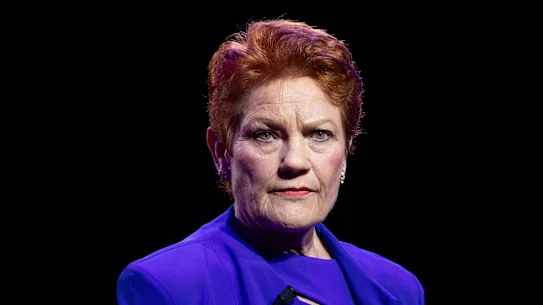 Pauline Hanson speaks at CPAC.