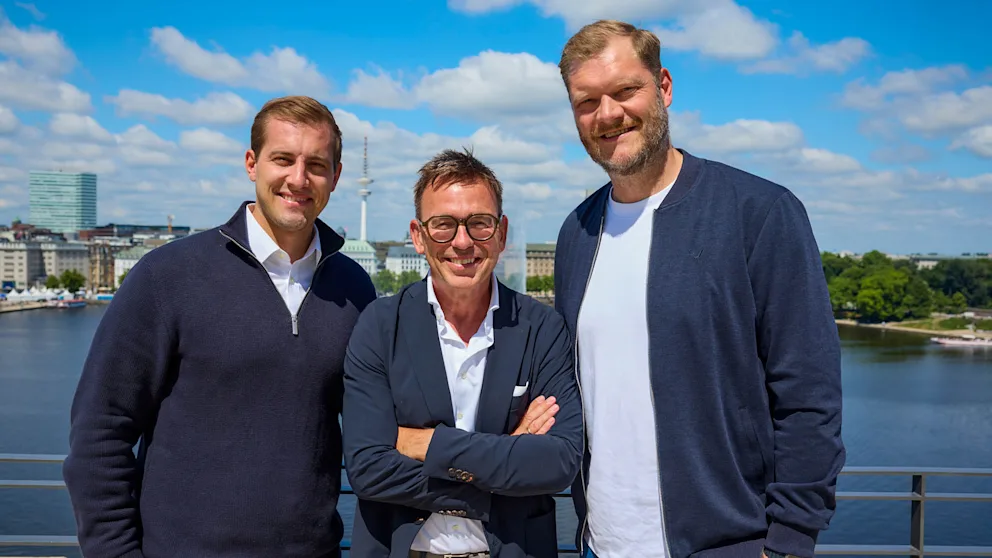 HBL: Three bosses, six new ones, one mission! HSV begins next renovation | Sports mix 15 The new management trio of HSV Hamburg (from left to right): President Niklas Weller (33 years old) with two managing directors Markus Reeck (58 years old) and Johannes “Jogi” Bitter (43 years old).