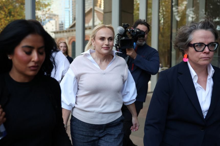 Hollywood star Rebel Wilson wins libel case brought by young actress 17 Actor Rebel Wilson leaves court after testifying in a libel case.