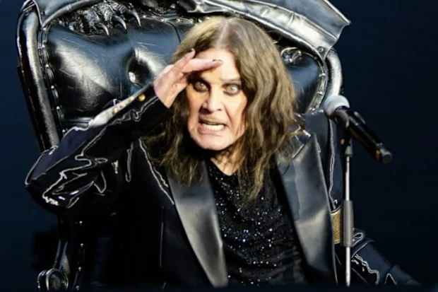 Ozzy Osbourne during his last performance