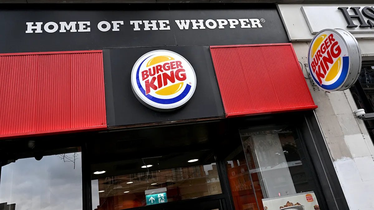 Burger King facade showing 