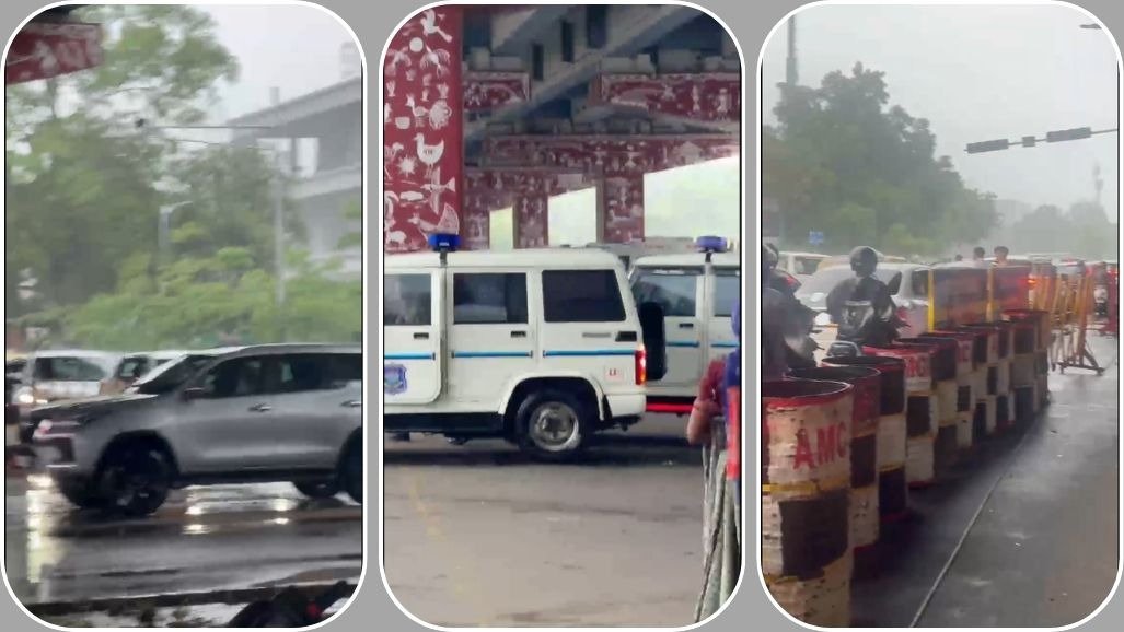 Ahmedabad receives over 5 inches of rain in 6 hours, many roads and underpasses are closed due to flooding, schools and colleges are advised to vacate immediately 31 KM Fleet.jpg