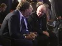 Rogers confirms plan to sell MLSE stake after deal 18 Brendan Shanahan (left) talks with Larry Tanenbaum during a press conference in 2024.