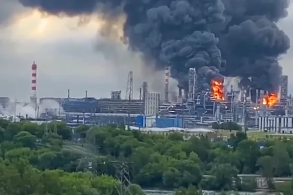 Ukraine has stepped up attacks on Russian infrastructure, including oil refineries, in what Ukrainian President Volodymyr Zelensky called “long-term sanctions.”