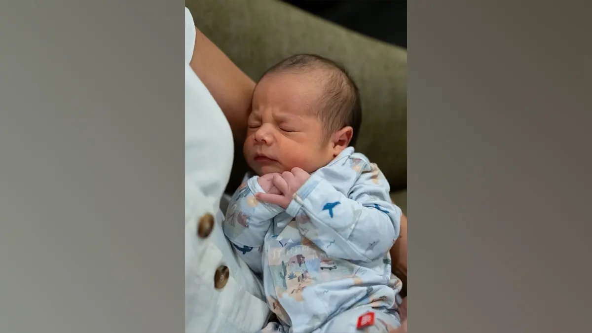 Newborn baby Alec Neal Vance