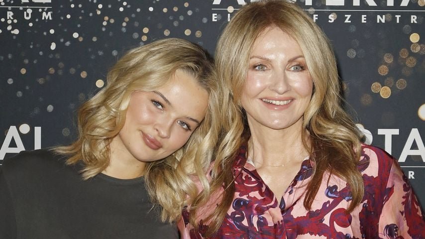 Nele Ludowig and Frauke Ludowig at the 55th anniversary of the Alstertal shopping center in Hamburg