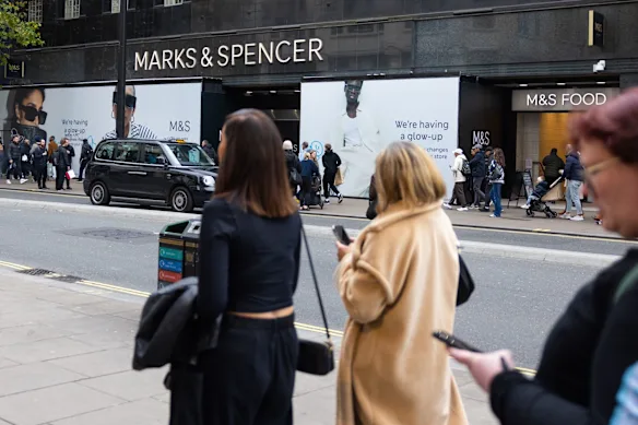 Pedestrians continue to browse Oxford Street, London's worst site for mobile phone theft.
