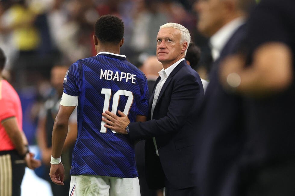 2026 World Cup: Spain beat France 2-0 to reach the final round for the second time in their history 13 Didier Deschamps consoles Kylian Mbappe after the semi-final defeat to Spain