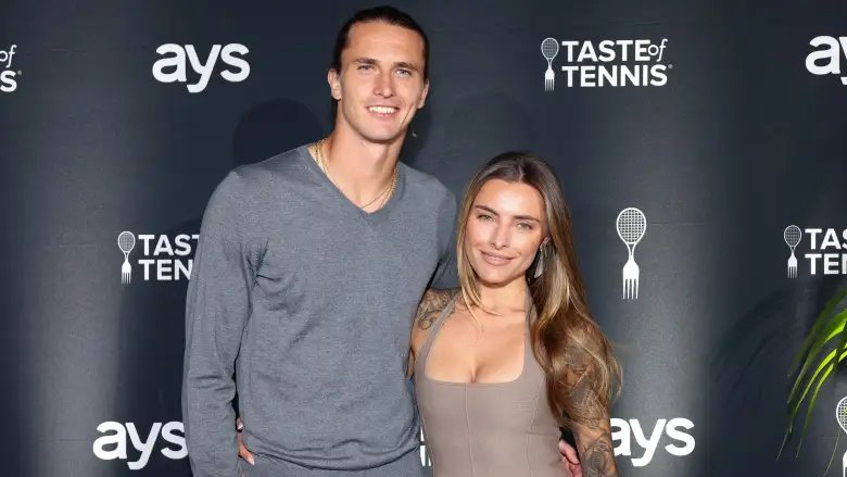 A photo of Alexander Zverev's daughter, girlfriend, appeared before Wimbledon 14 Alexander Zverev and girlfriend Sofia Thomalla