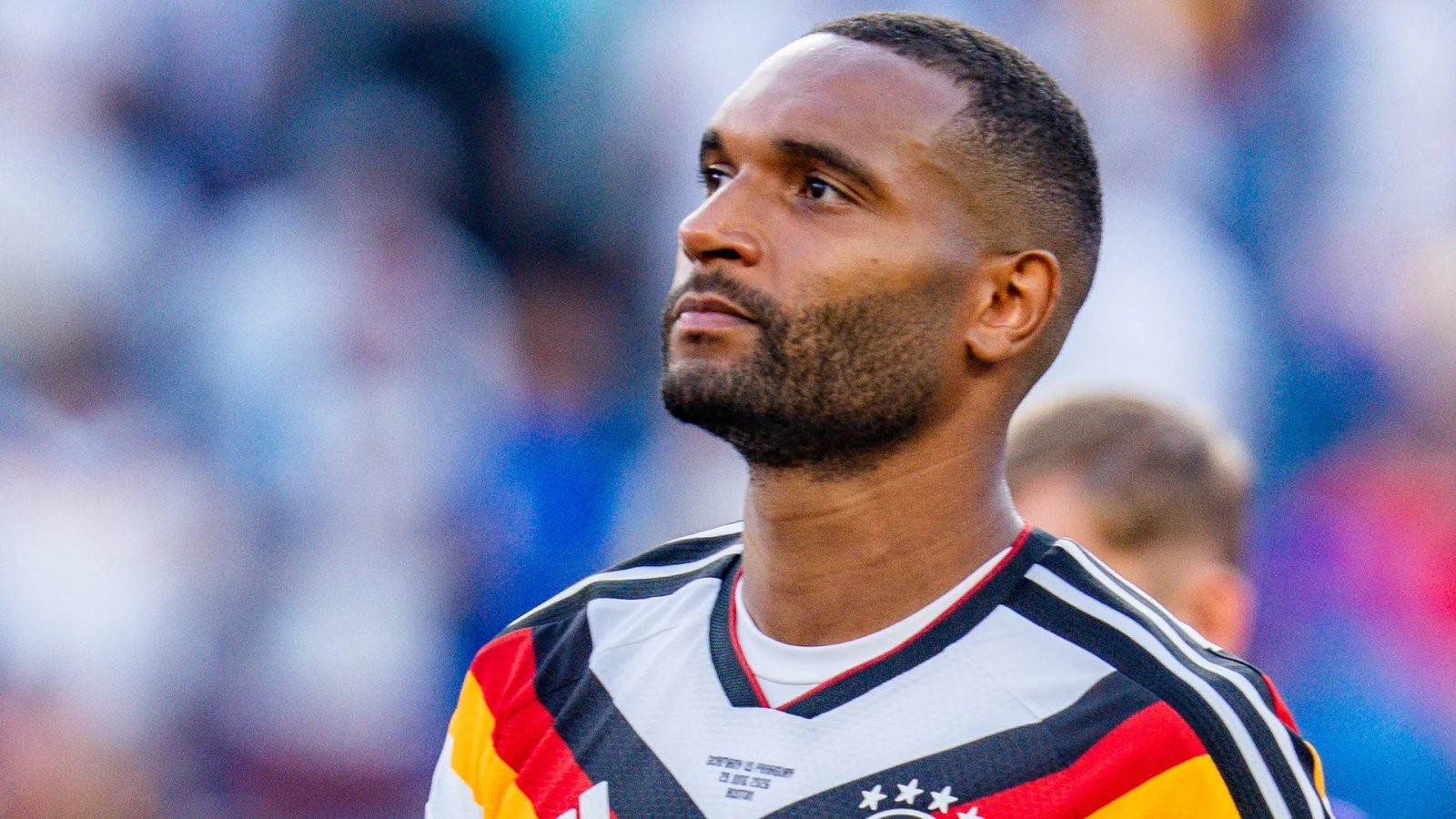 Jonathan Tah: He's spending time after the World Cup with his wife. Jonathan Tah: He's spending time after the World Cup with his wife.