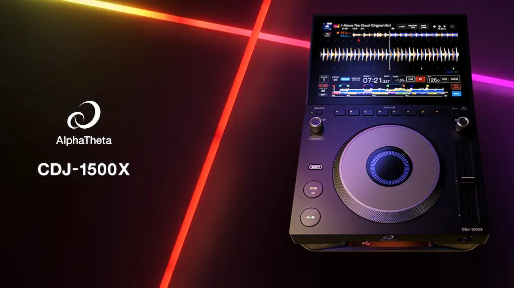 AlphaTheta Introduces Compact Multiplayer CDJ-1500X with Cloud Support and CoBeat Integration Image