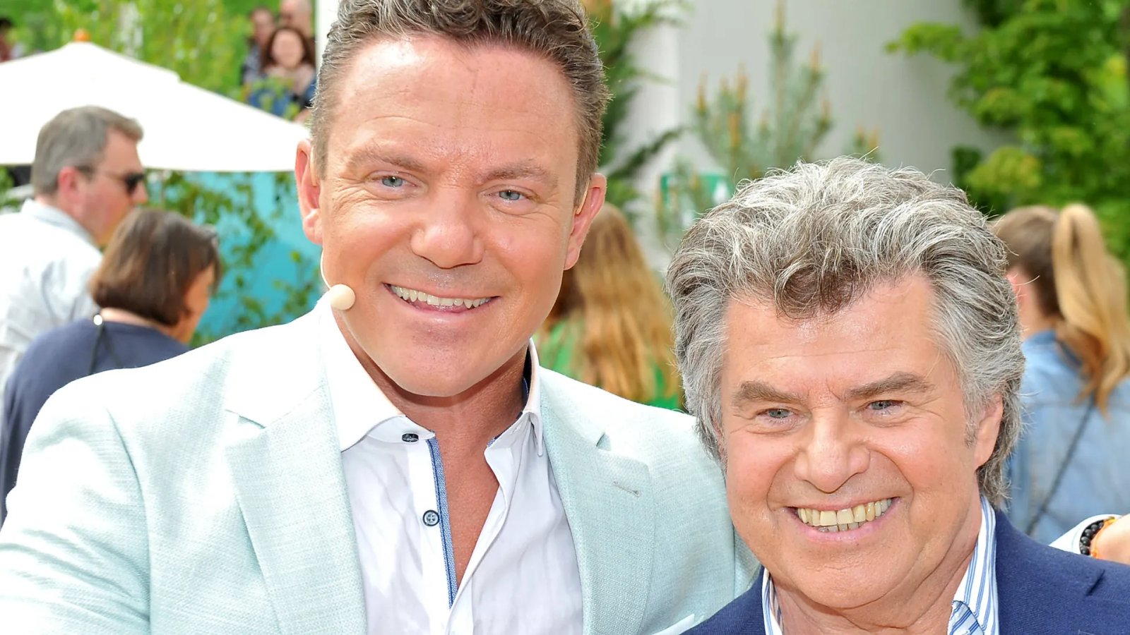 Stefan Mross and Andy Borg: These two singers have been close to each other for a long time. Stefan Mross and Andy Borg: These two singers have been close to each other for a long time.