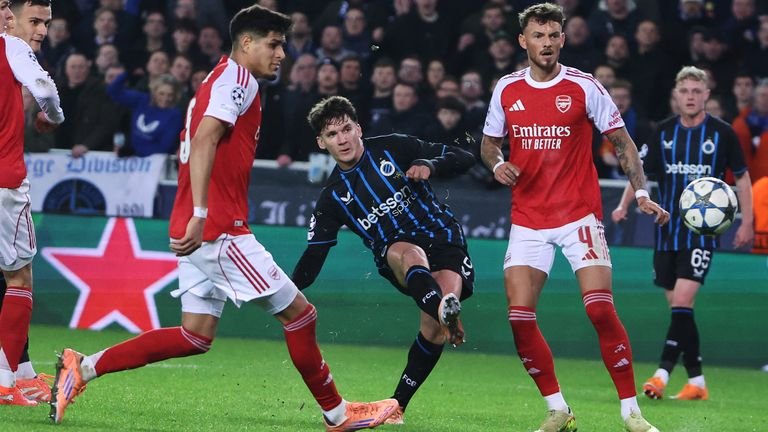 Arsenal transfer news: Christos Tsolis signs £34m deal with Club Brugge as replacement for Leandro Trossard | Football news 12 Tsolis played against Arsenal in the Champions League last season.