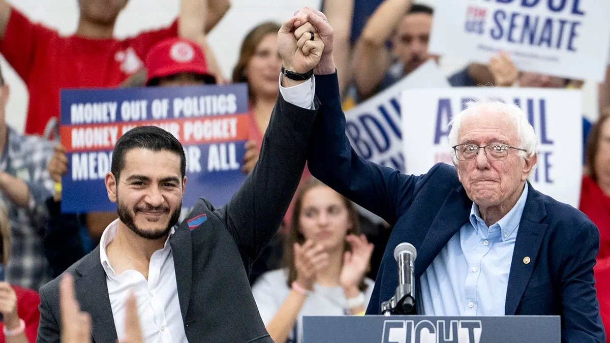 Bernie Sanders and Ocasio-Cortez endorse El-Sayed in Michigan primaries 15 Abdul El-Sayed and Senator Bernie Sanders