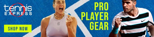 tennis express, equipment for a professional player