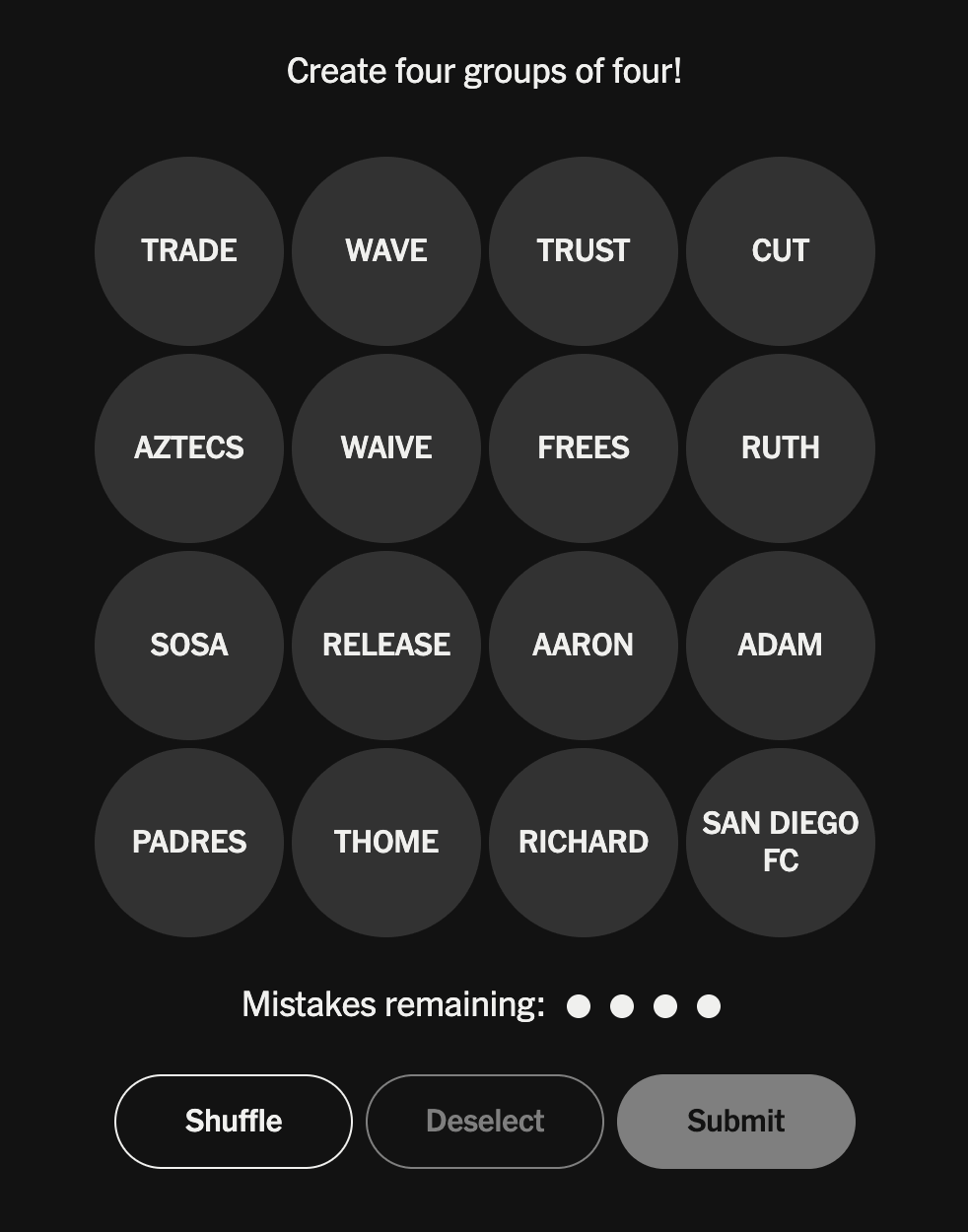 Connections: Sports Edition Today: Hints and Answers for July 6, 2026, Puzzle No. 651 11 Connections Sports Edition Today Hints and Answers for July 6