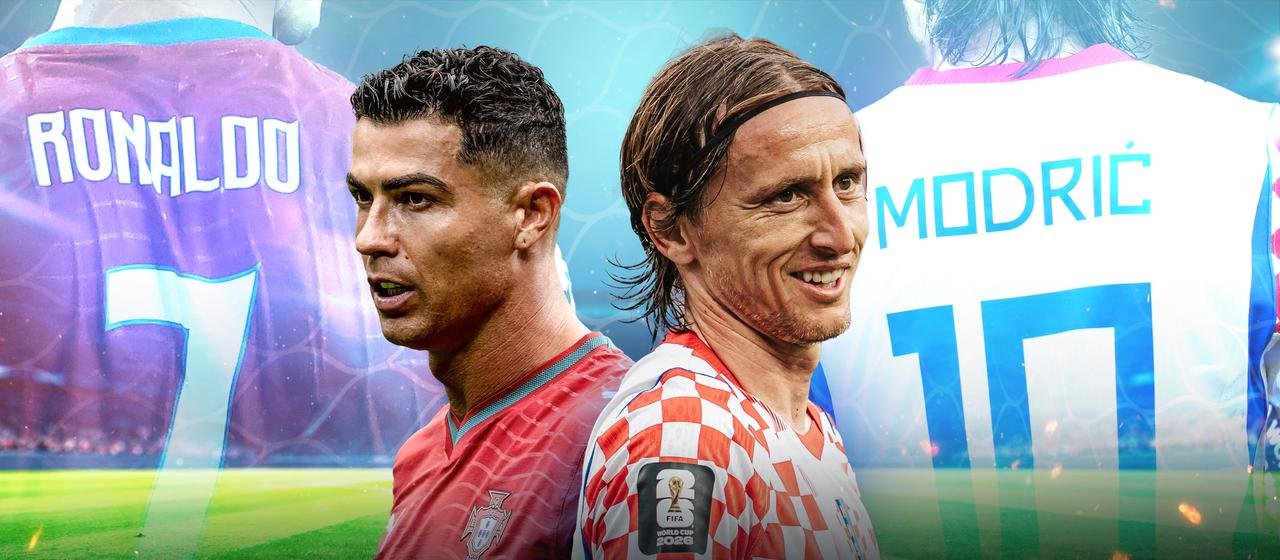 Luka Modric and Cristiano Ronaldo | Imago/ZUMA PRESS Wire/Justus Stegemann/DeFodi Images Luka Modric (right) and Cristiano Ronaldo (left)