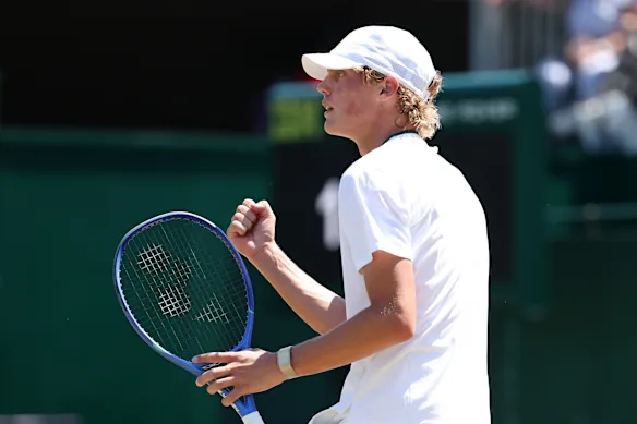 Cruise Hewitt is making a big impression at Wimbledon this week.