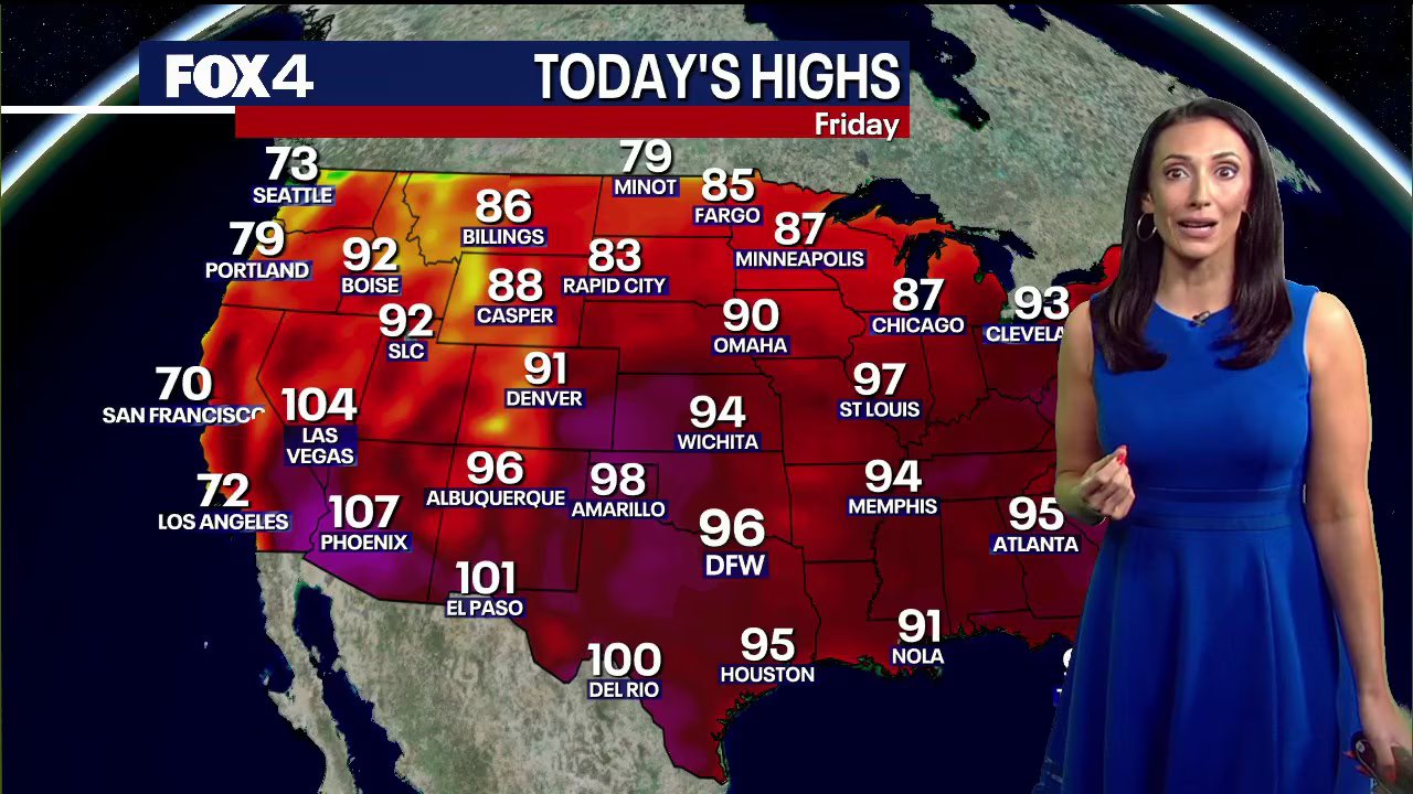 Dallas Weather: Hot and Muggy Fourth of July Weekend 14 Weather in Dallas: forecast for the morning of July 3