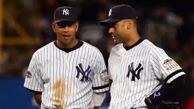 What left Alex Rodriguez and Derek Jeters' friendship strained for years?