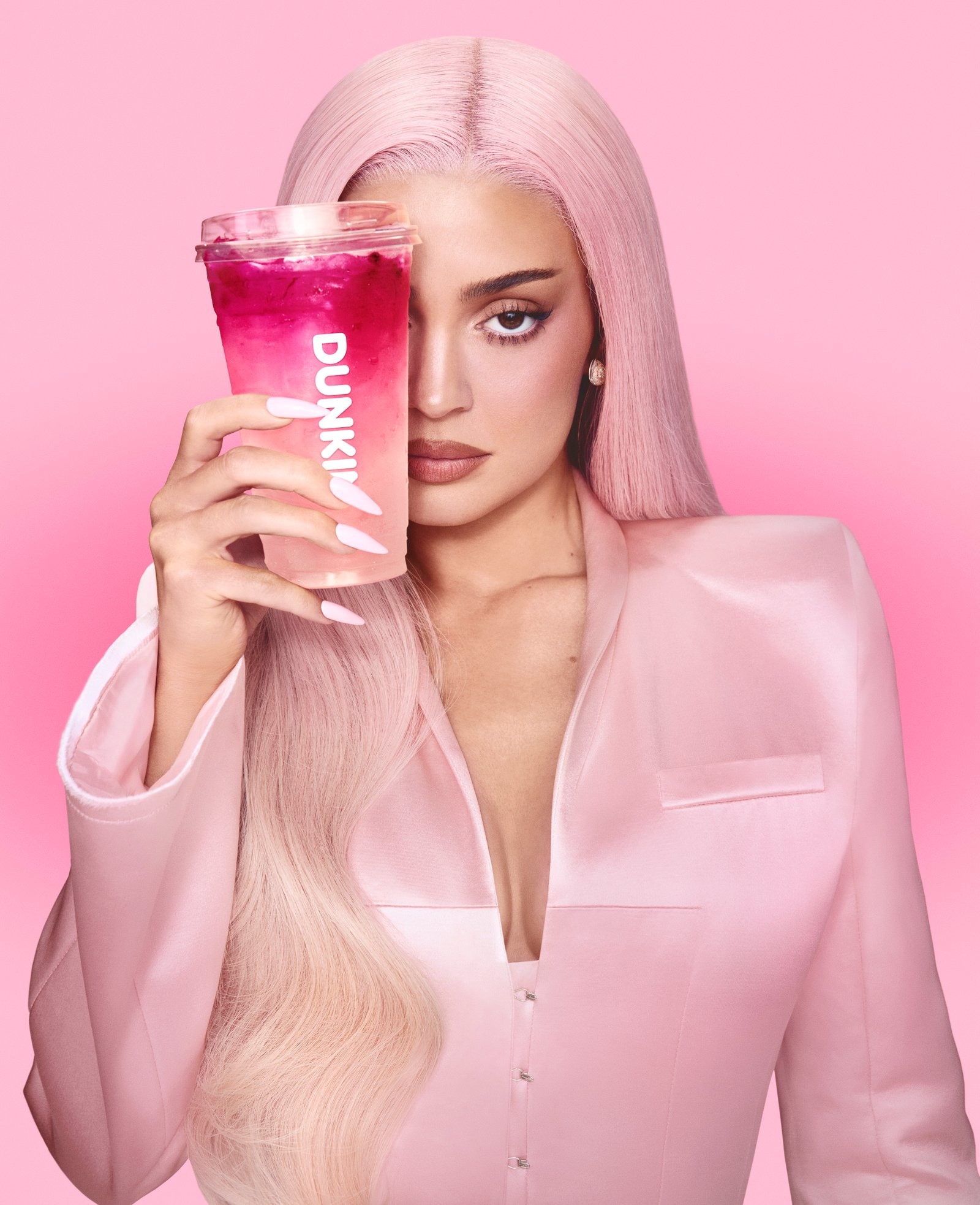 Dunkin'® and Kylie Jenner Unveil The King Kylie™ Collection, a New Line of Pink Summer Drinks 16 Dunkin' x Kylie Jenner