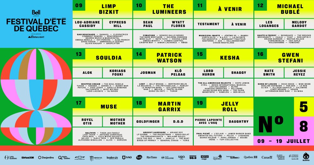 FEC 2026 | 7 Can't-Miss Concerts by Local Artists in Quebec in July | Recommendations for departure 11 FEC 2026 | 7 Concerts by Local Artists You Can't Miss in July in Quebec