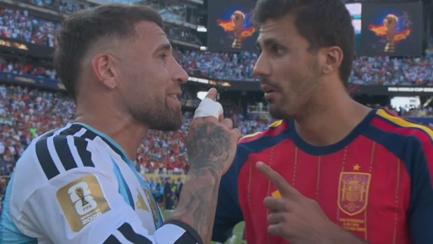 FIFA World Cup 2026: Rodri and Nicolas Otamendi clash, conversation after the final; Argentina's reaction 13 Nicolas Otamendi accused Spanish captain Rodri of trying to influence the referees before the match.