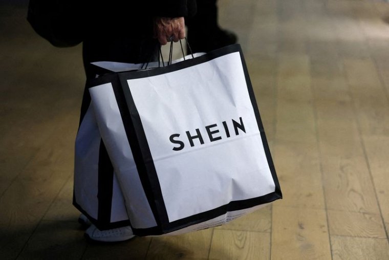 Shopping bag from online fashion giant Shein