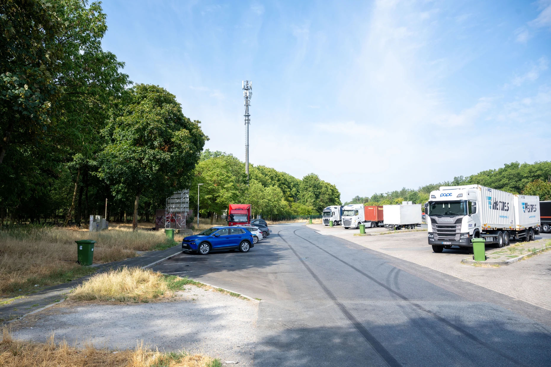 Despite its shortcomings, there is a lot of activity in the recreation area in Neu-Isenburg.