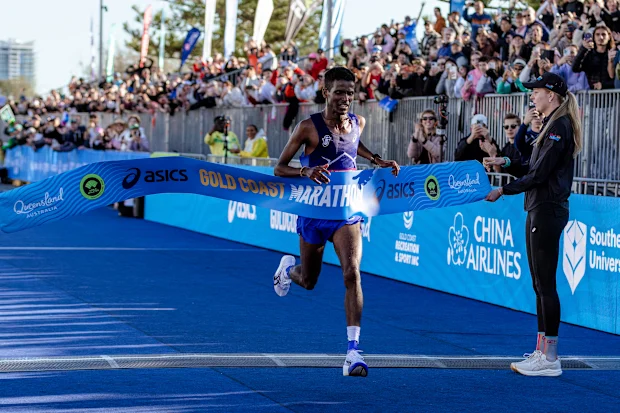 Gold Coast Marathon 2026 Haftou Strintzos breaks Australian marathon record