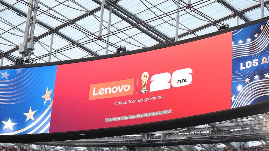 How Lenovo is influencing the FIFA World Cup with AI solutions 16 Lenovo sign at the FIFA World Cup
