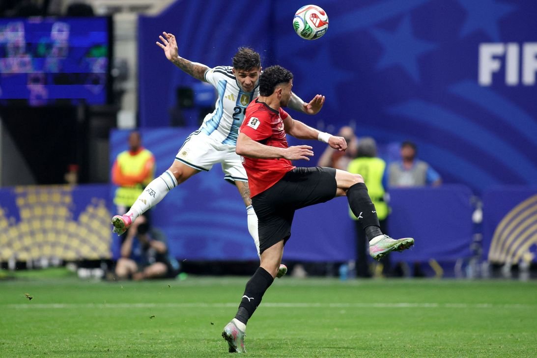 How Lionel Messi and Argentina sent the World Cup into sports nirvana 15 Enzo Fernandez of Argentina takes off and scores the winning goal.