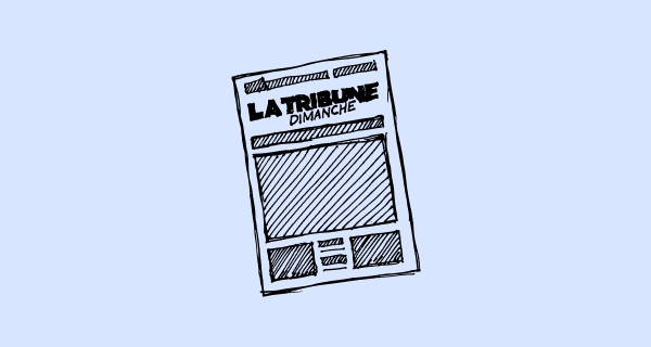 Illustration from La Tribune Dimanche newsletter