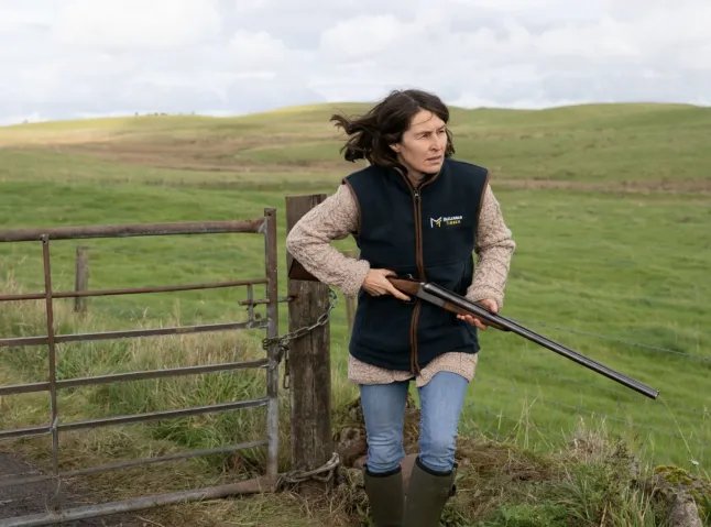 'I wrote a new frightening thriller for ITV because it wasn't about femicide.' 14 A still from the film