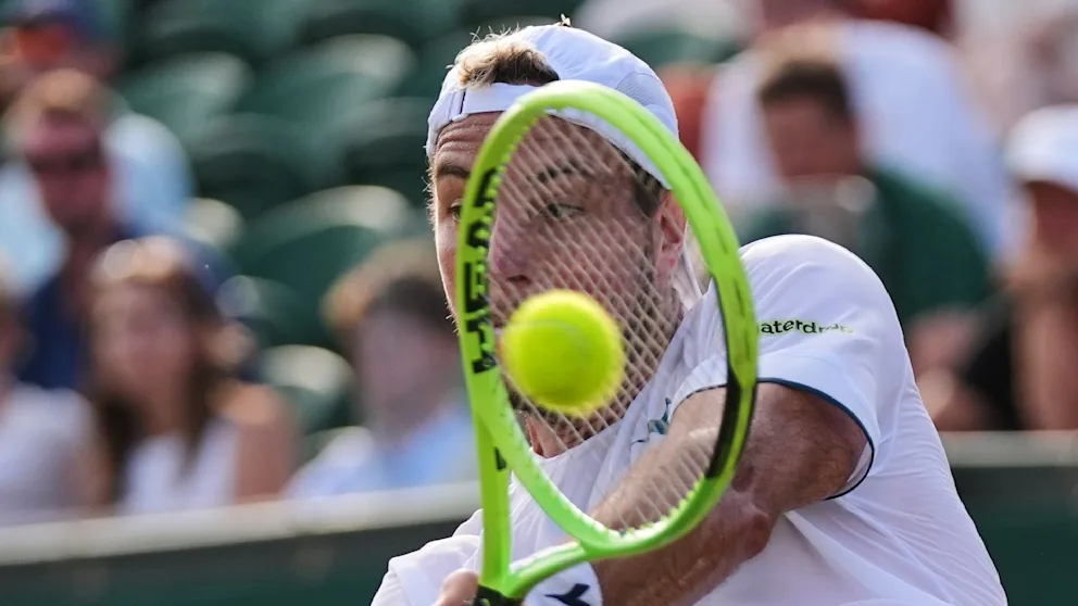 Jan-Lennard Struff lacked perspective in some situations on Monday