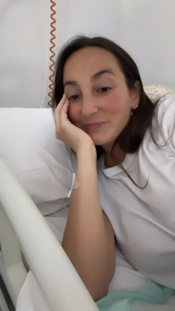 Lucia Pombo already has little Lola.