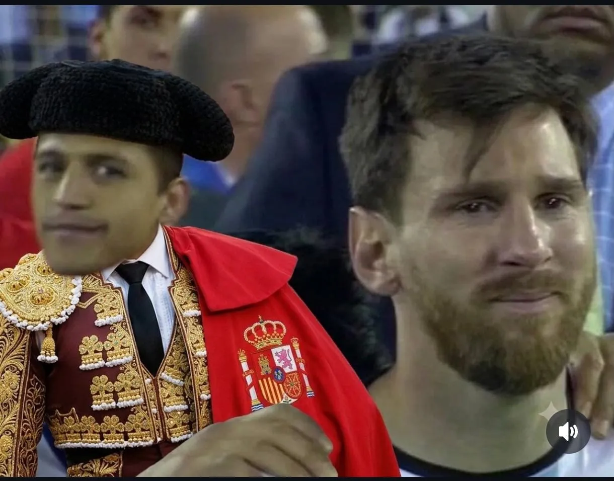 Memes after the defeat of Argentina and Messi at the 2026 World Cup 14 An image that didn't go unnoticed at the World Cup party.