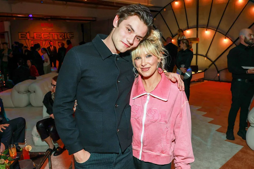 Millie Bobby Brown joked that her Enola Holmes co-star Louis Partridge was "underwhelmed" by her wedding gift 12 Louis Partridge and Millie Bobby Brown in February 2025. Photo: Matt Winkelmeyer/Getty.