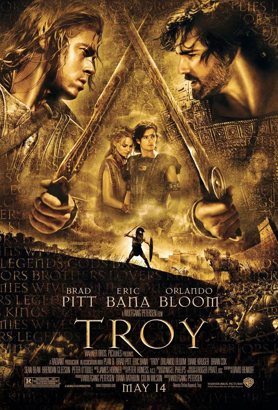 One of the best action epics of all time is officially back with a new release. 12 Troy-2004-film-poster.jpg
