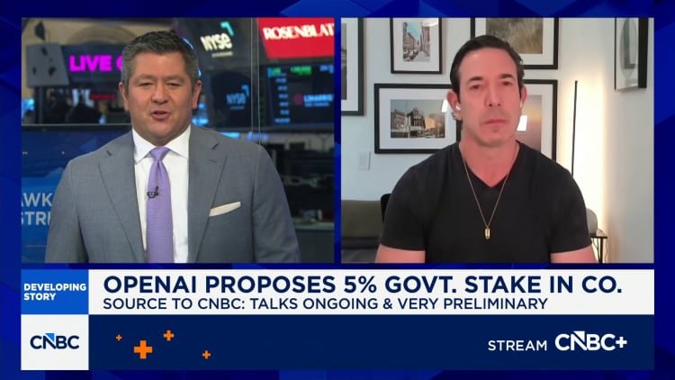 Tusk Ventures CEO on OpenAI's 5% stake offer to government: 'It doesn't make sense'