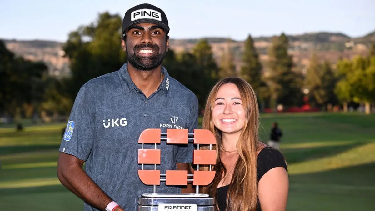 PGA star Sait Tigala's fiancee feuds with SportsCenter host over 'awkward' interaction 12 Sahit Thigala's fiancee Juju Chan is feuding with the ESPN host.