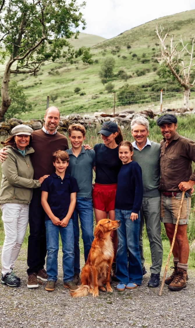 Princess Charlotte showed off one of her most grown-up looks yet as she joined her family after Kate Middleton completed the national Three Peaks pageant.