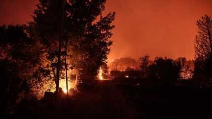 Fire in Cotignac (Var), July 22, 2026. (THIBAUD MORITZ/AFP)