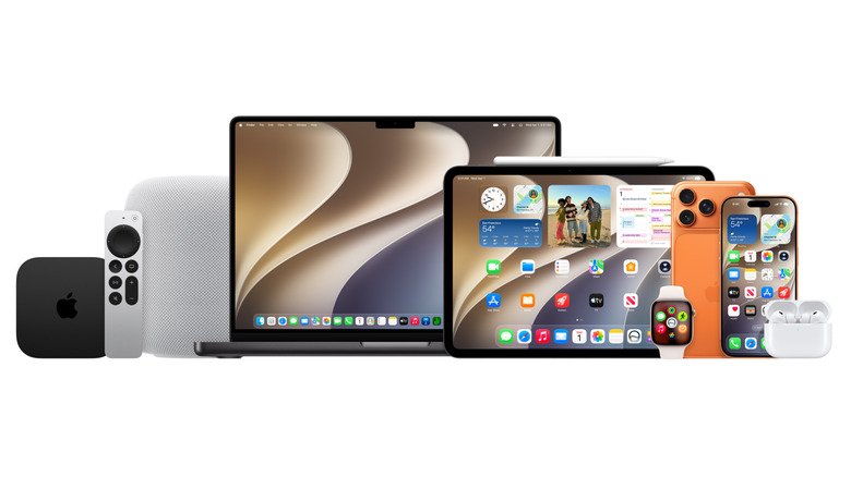 Range of Apple devices