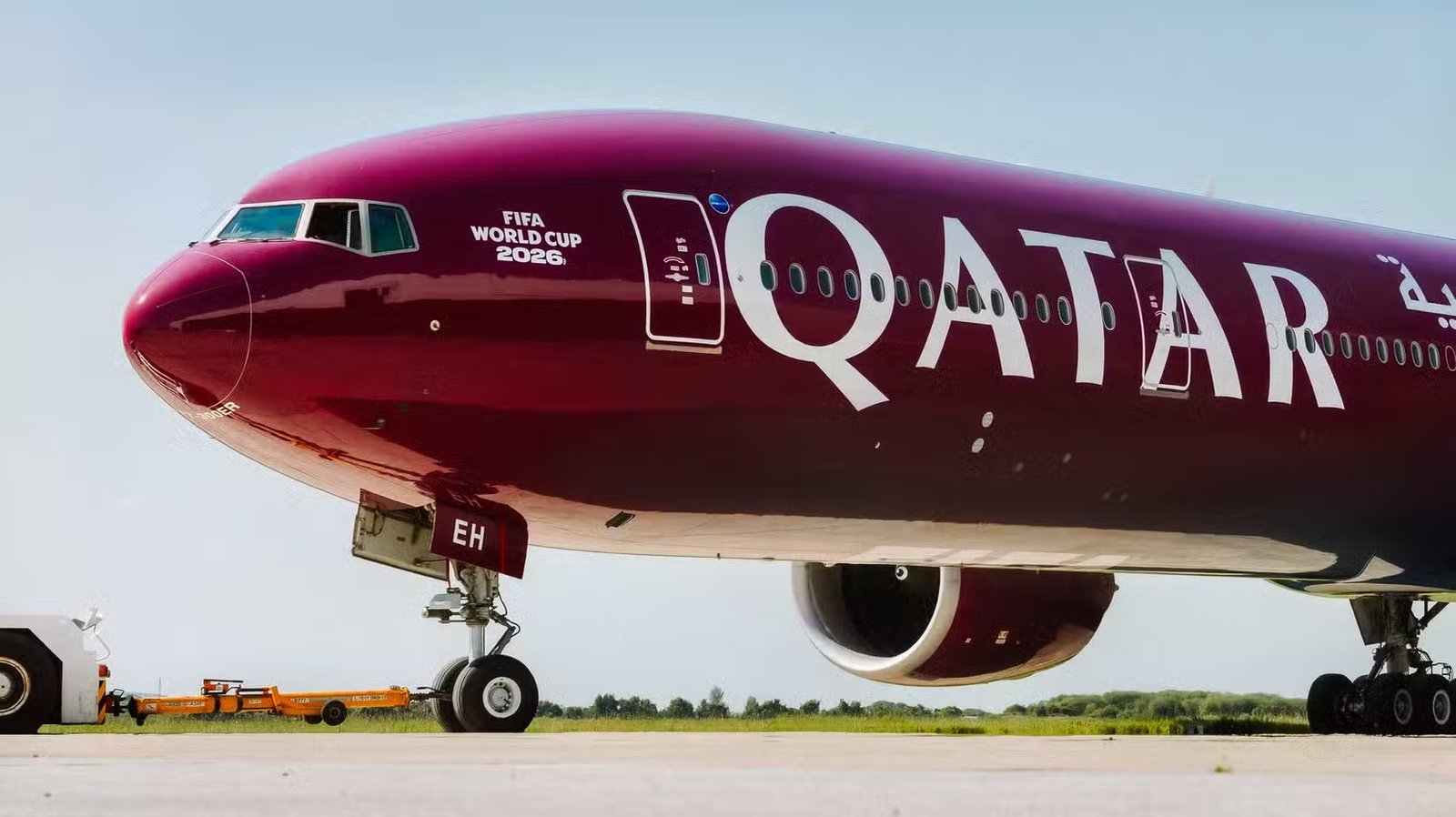 Qatar Airways Boeing 777-300ER livery for the World Cup