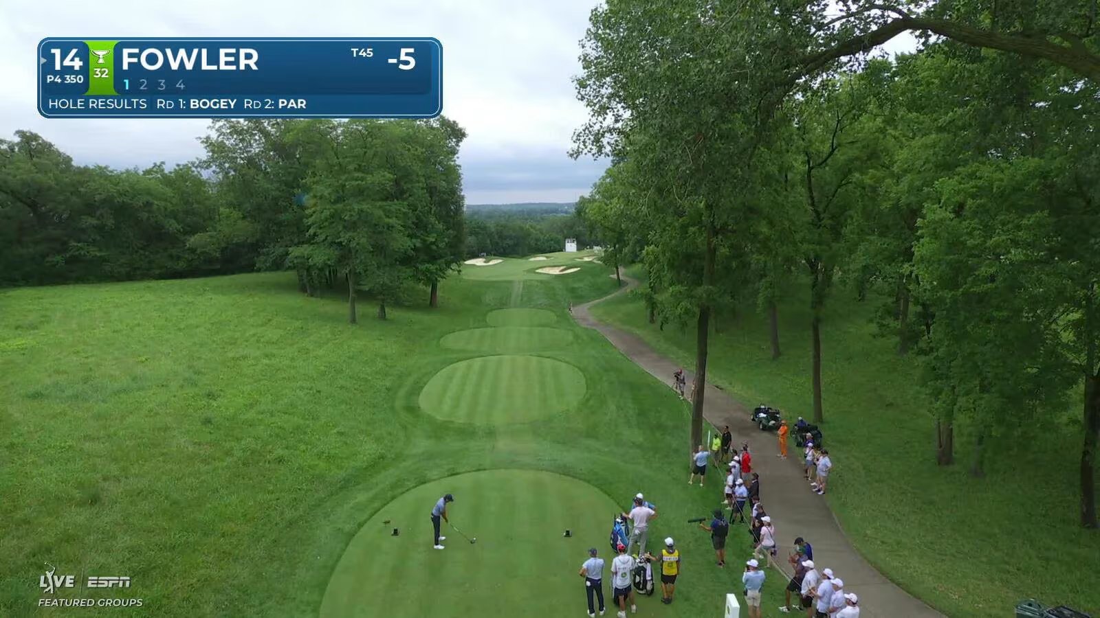 Rickie Fowler lights up in fourth place and moves up the John Deere Classic leaderboard 14 Rickie Fowler's 334 rushing yards put the Eagle in 14th place at John Deere.