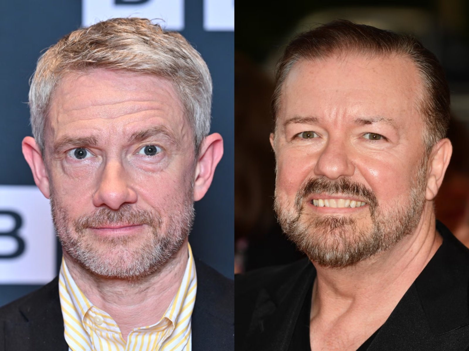Martin Freeman says his memories of The Office being entirely scripted don't match his own memories.