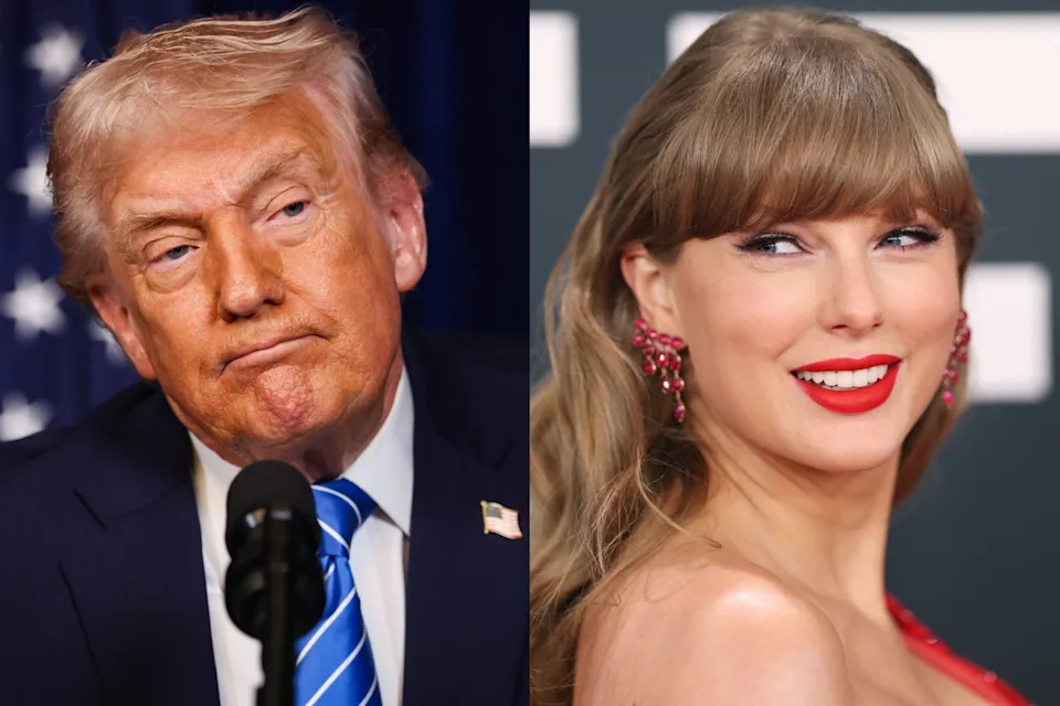 The White House ridiculed Taylor Swift's wedding celebrations at Madison Square Garden in New York 11 The White House lashes out after Taylor Swift's wedding to Travis Kelce (Getty Images)