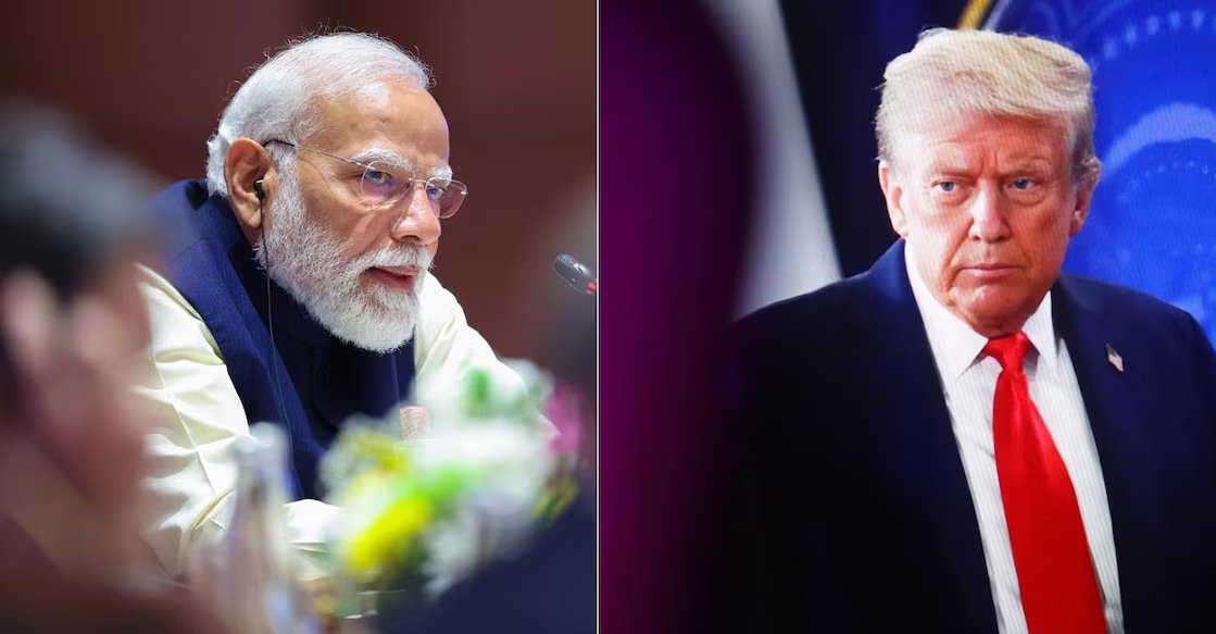 Prime Minister Narendra Modi (Image credit: narendramodi.in) and US President Trump (Image credit: Shutterstock)