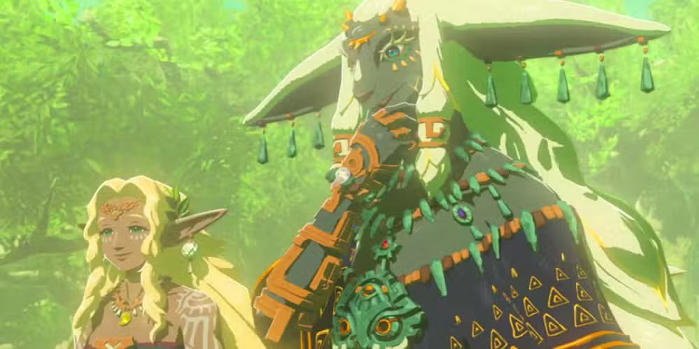 Queen Sonya and King Rauru from The Legend of Zelda: Tears of the Kingdom